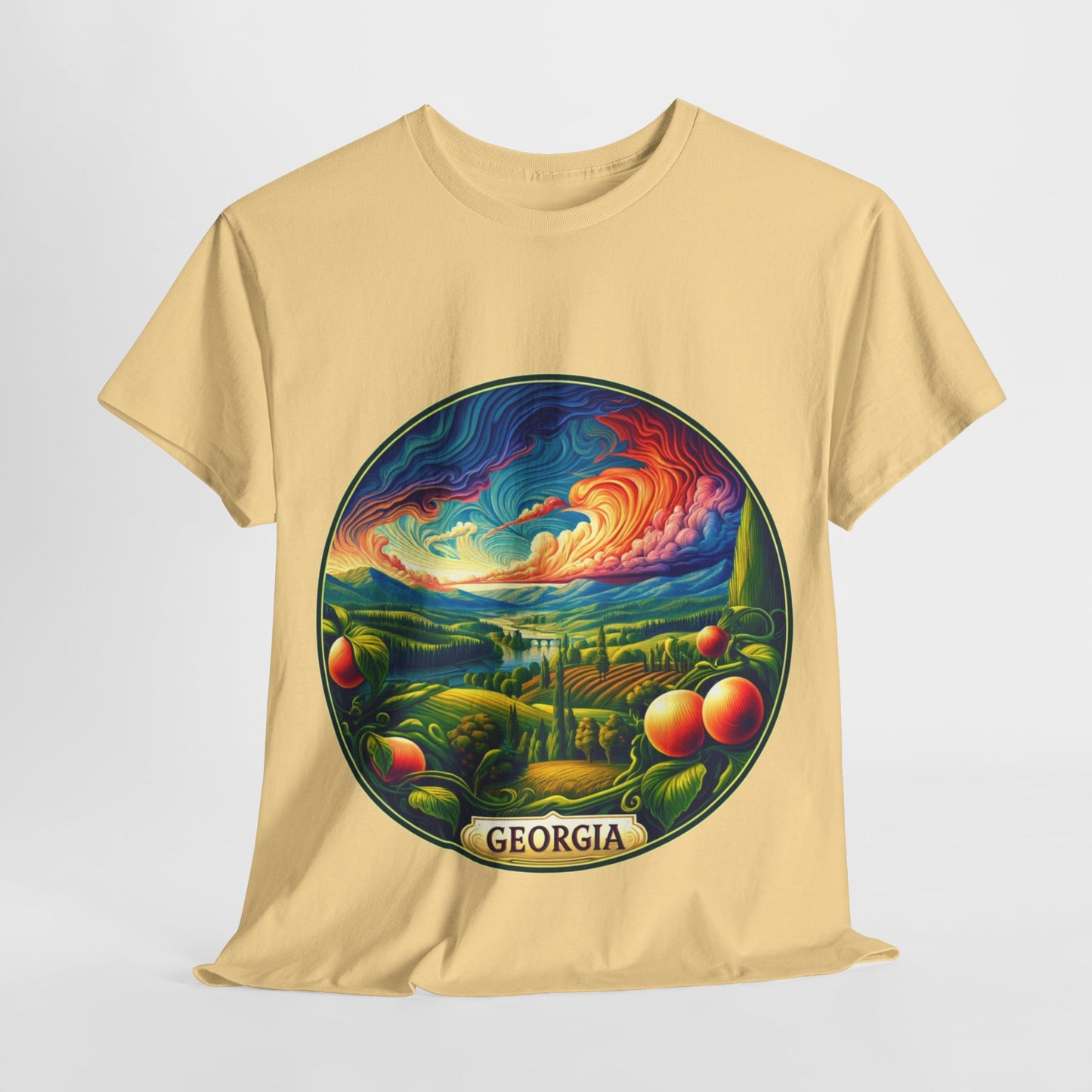 Georgia's scenic countryside landscape t-shirt