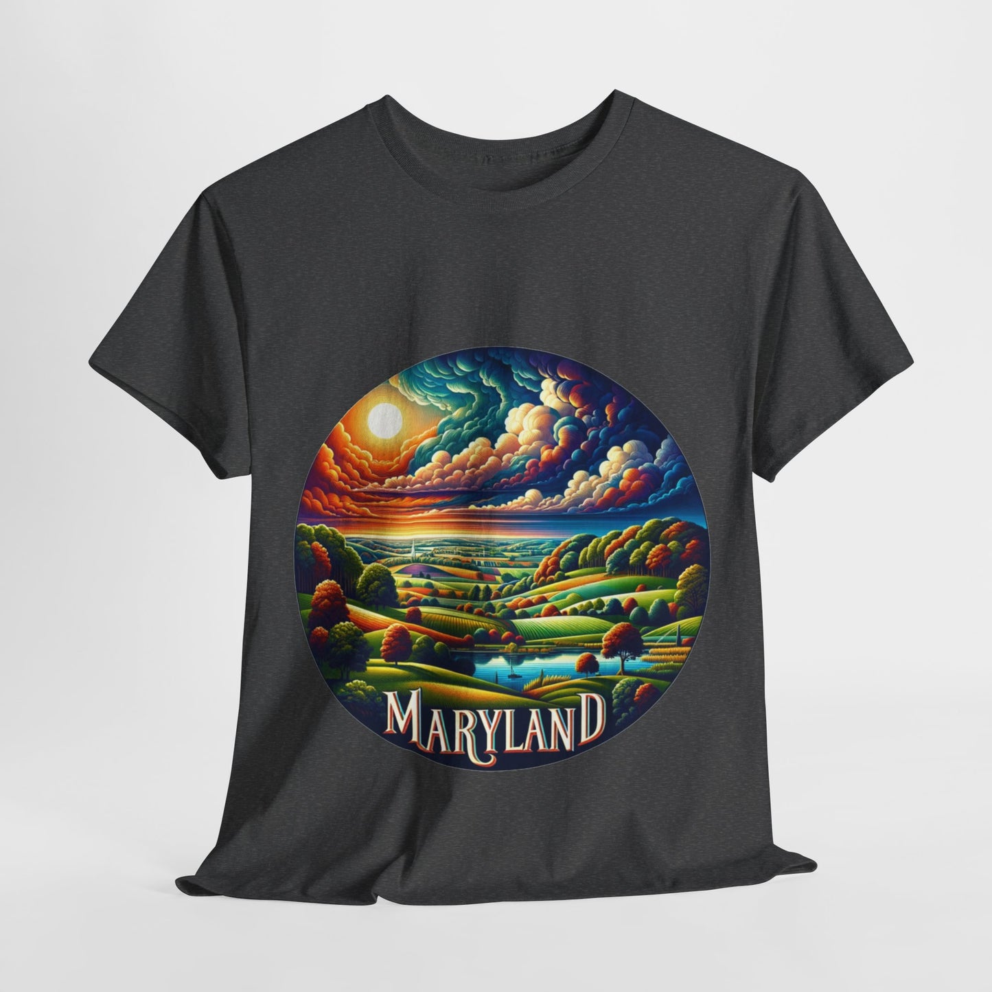 Maryland's relaxing scenic waterways landscape t-shirt