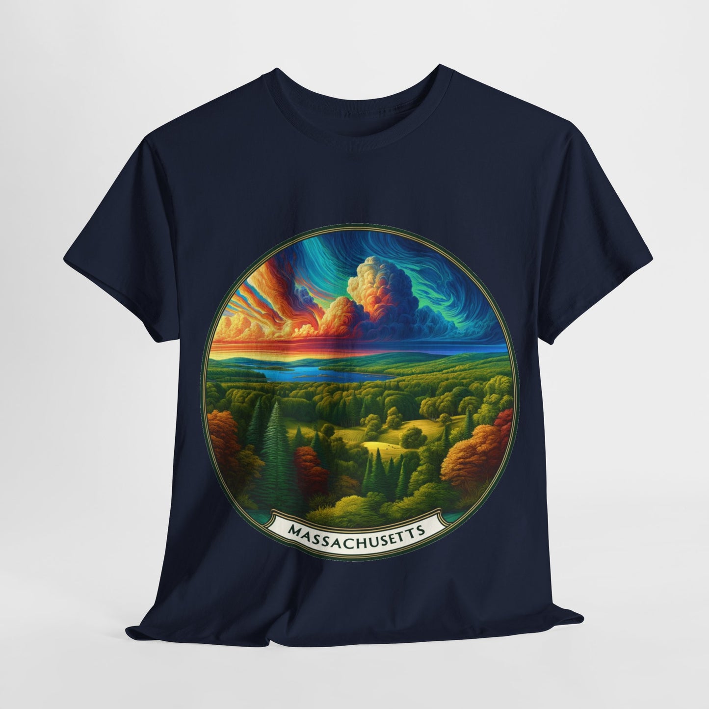 Massachusetts's welcoming rolling hills landscape t-shirt