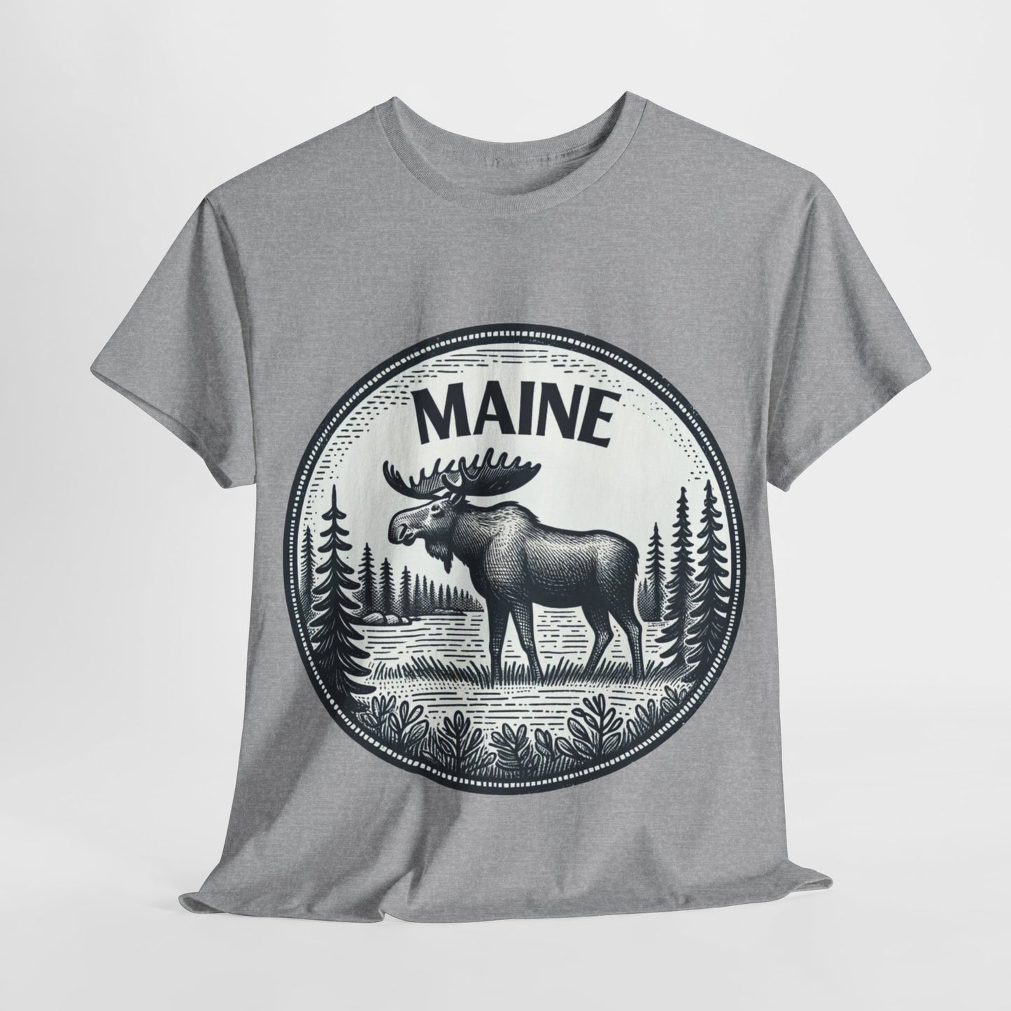 Maine moose t-shirt