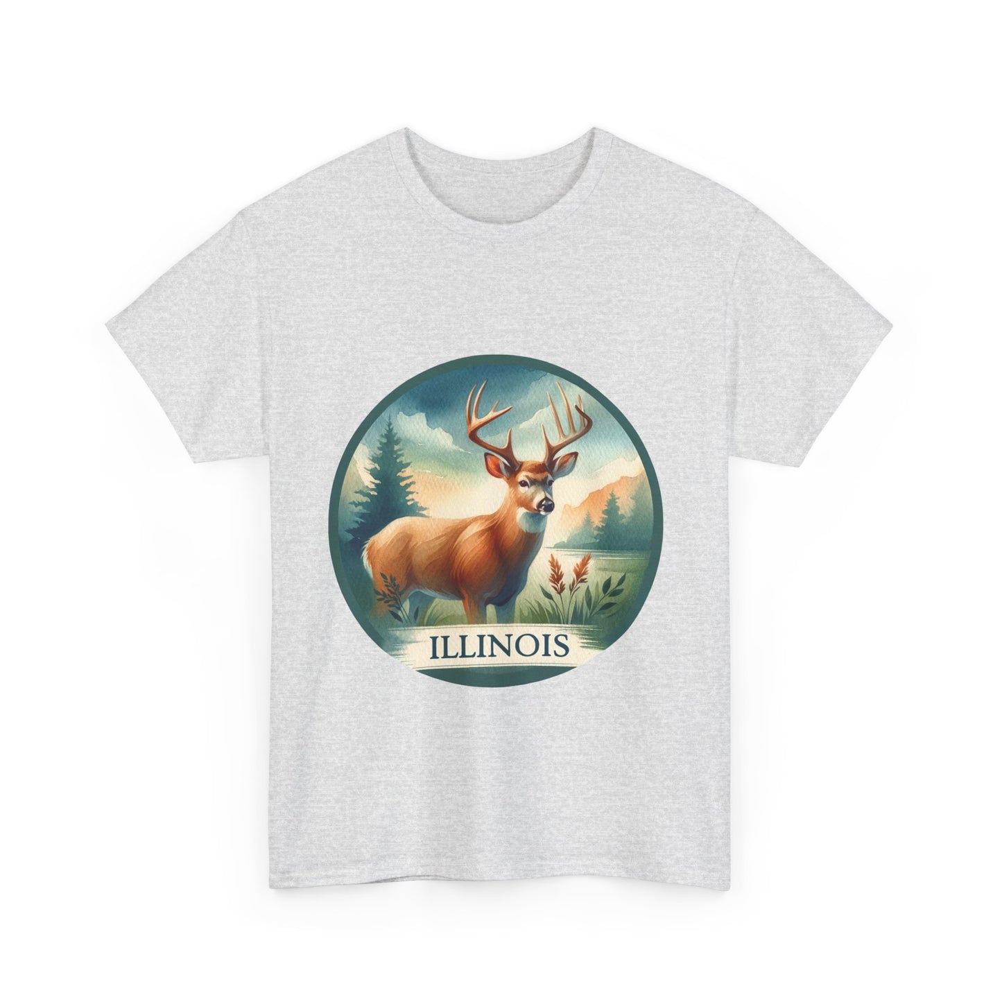 Illinois white-tailed deer t-shirt