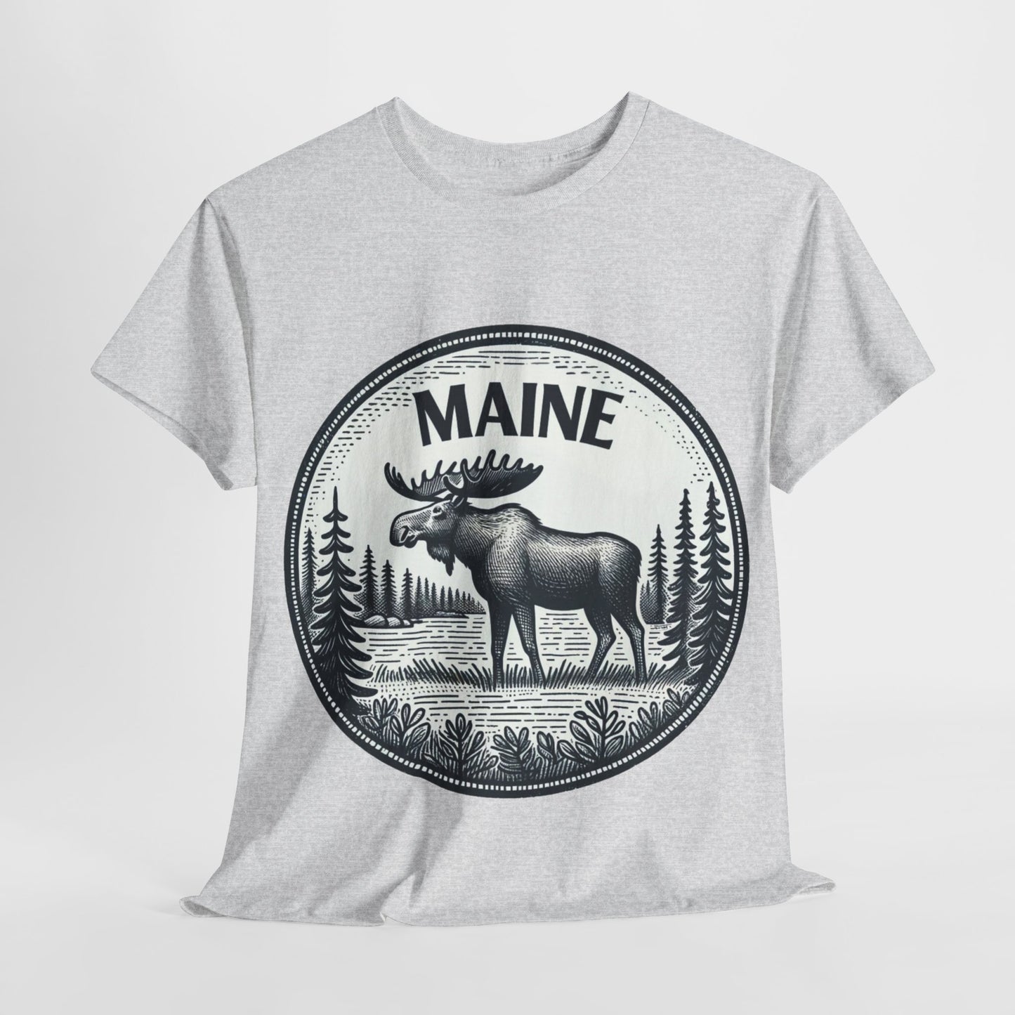 Maine moose t-shirt