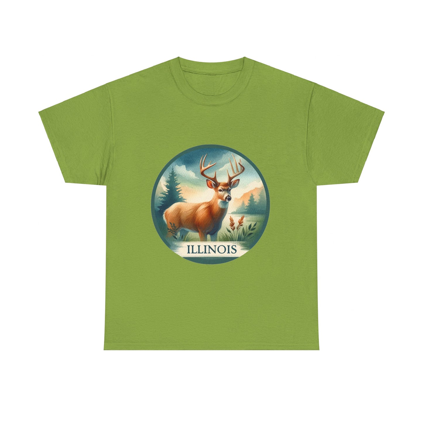 Illinois white-tailed deer t-shirt
