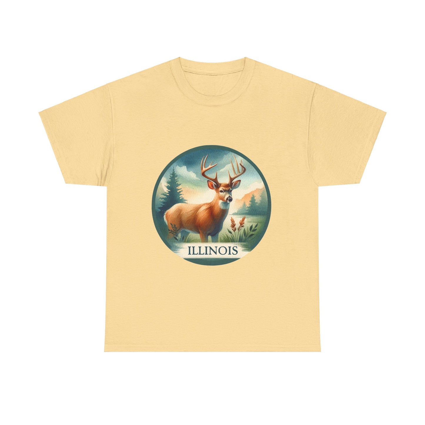 Illinois white-tailed deer t-shirt