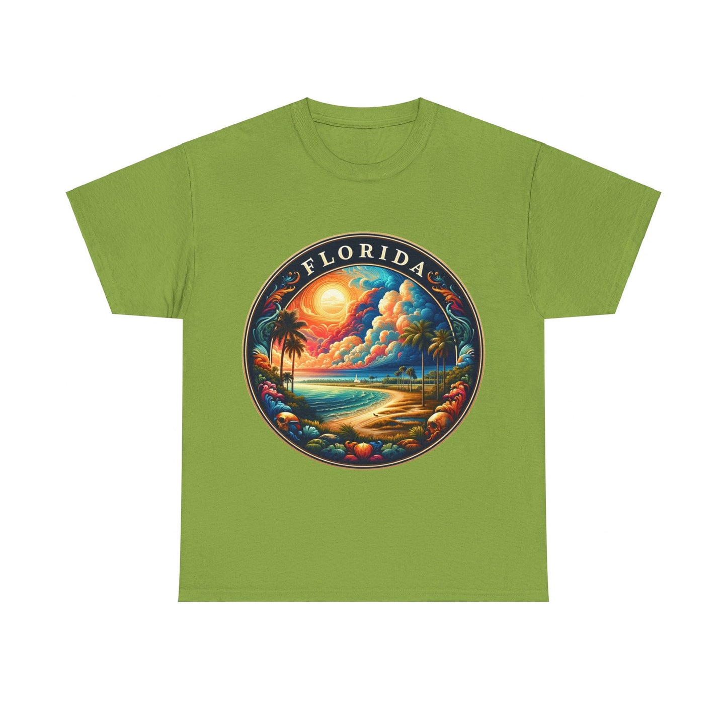 Tropical Florida's sunny landscape t-shirt