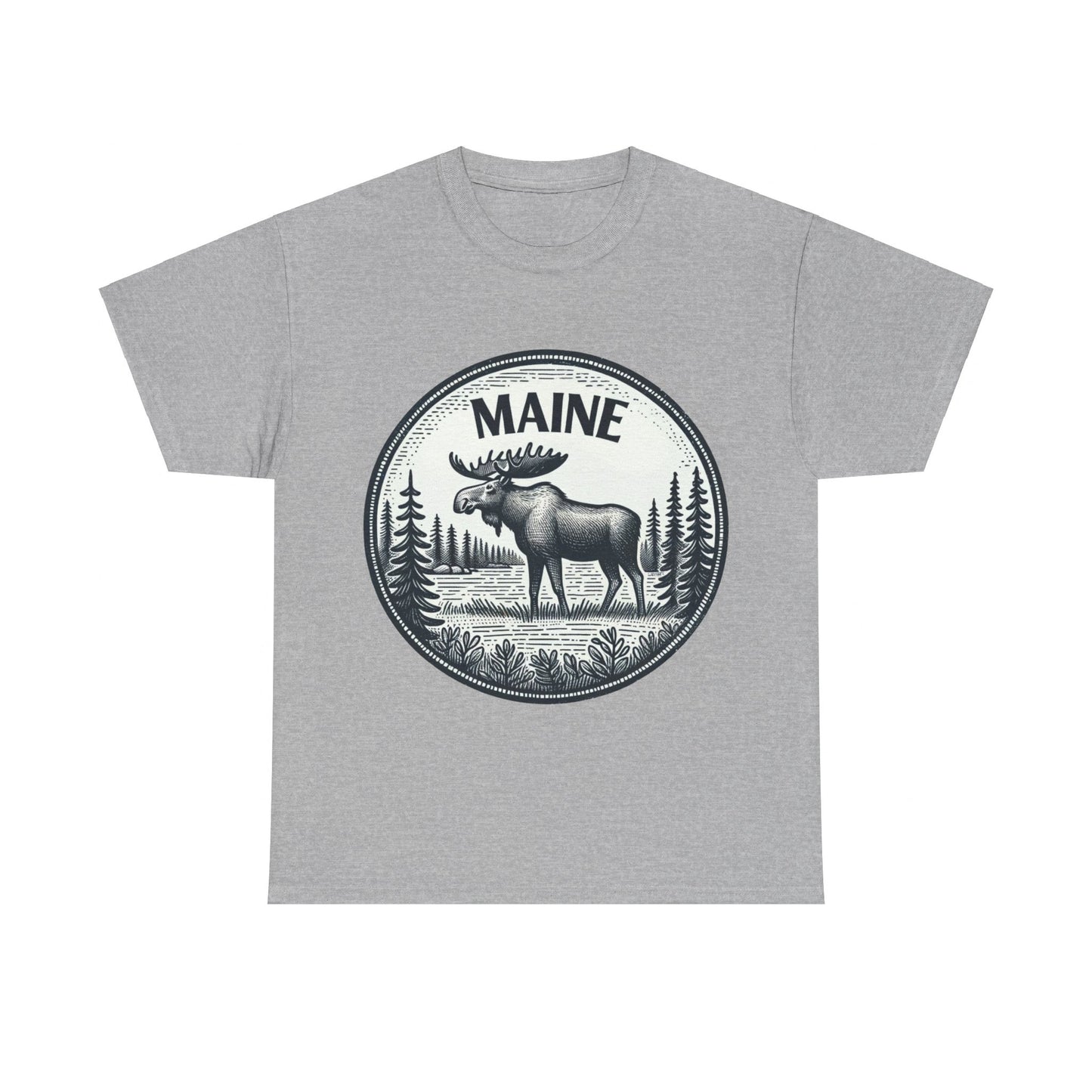 Maine moose t-shirt