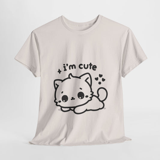 i'm cute cat t-shirt