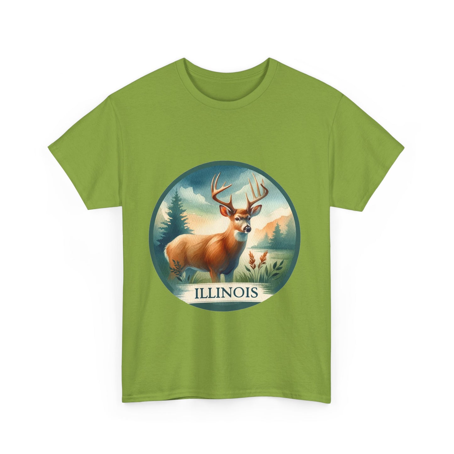 Illinois white-tailed deer t-shirt