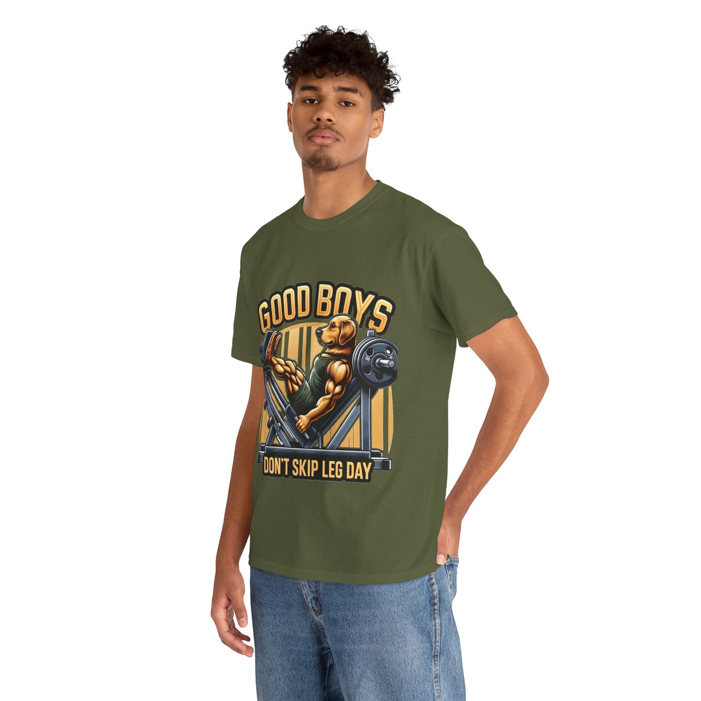Good boys don't skip leg day t-shirt