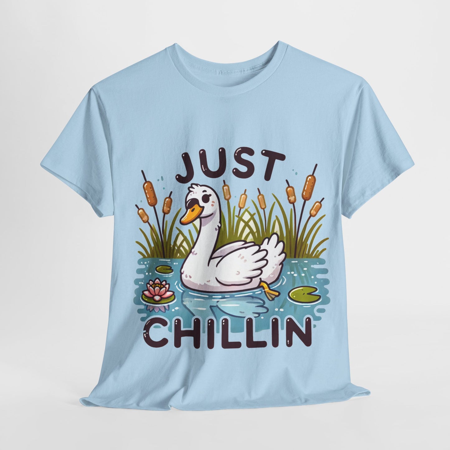 Just chillin' swan at the pond t-shirt