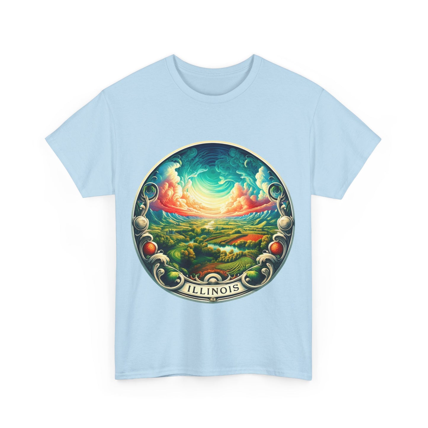 Seasonal Illinois's lush farmland landscape t-shirt