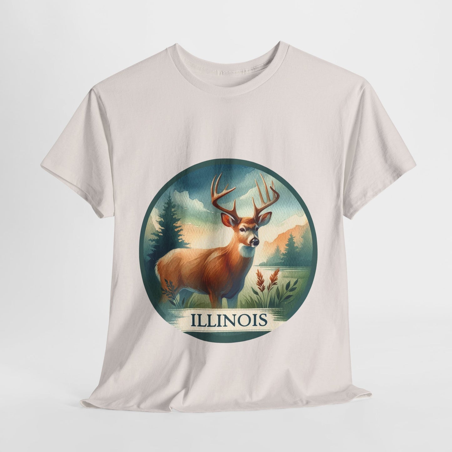 Illinois white-tailed deer t-shirt