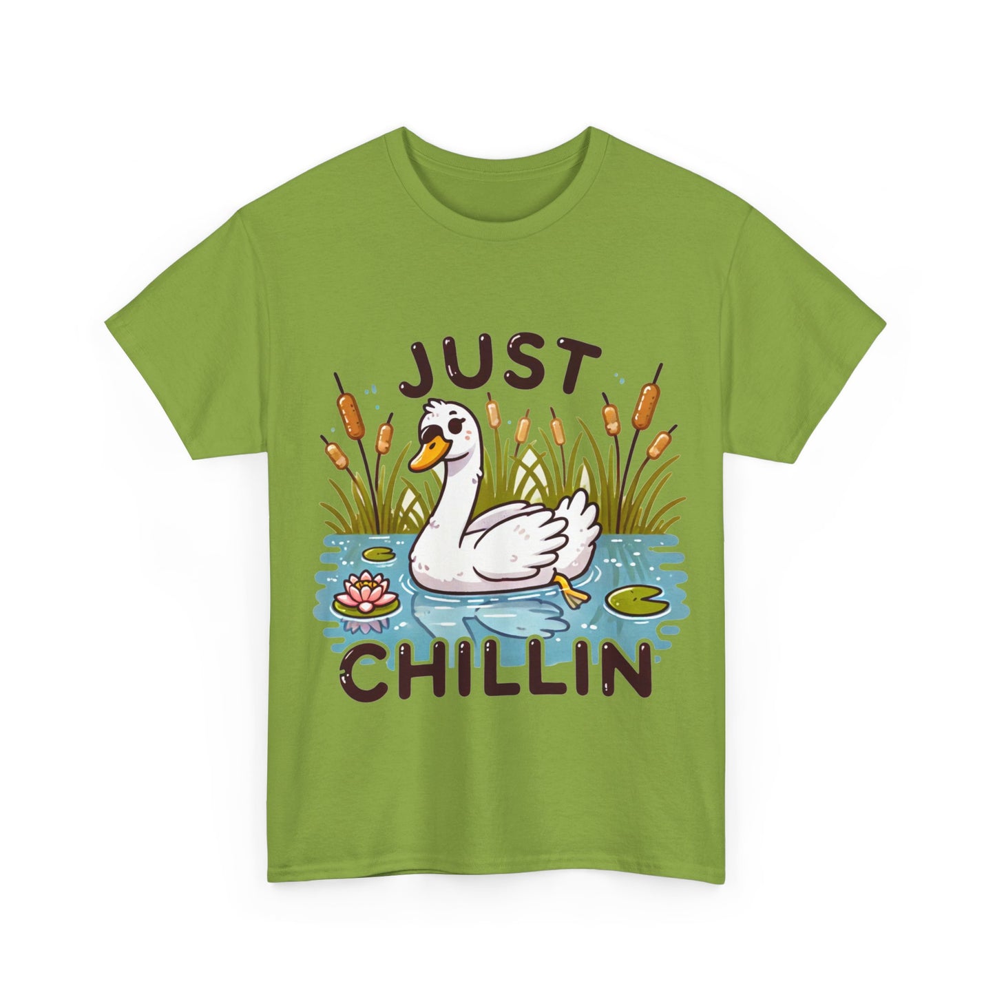 Just chillin' swan at the pond t-shirt