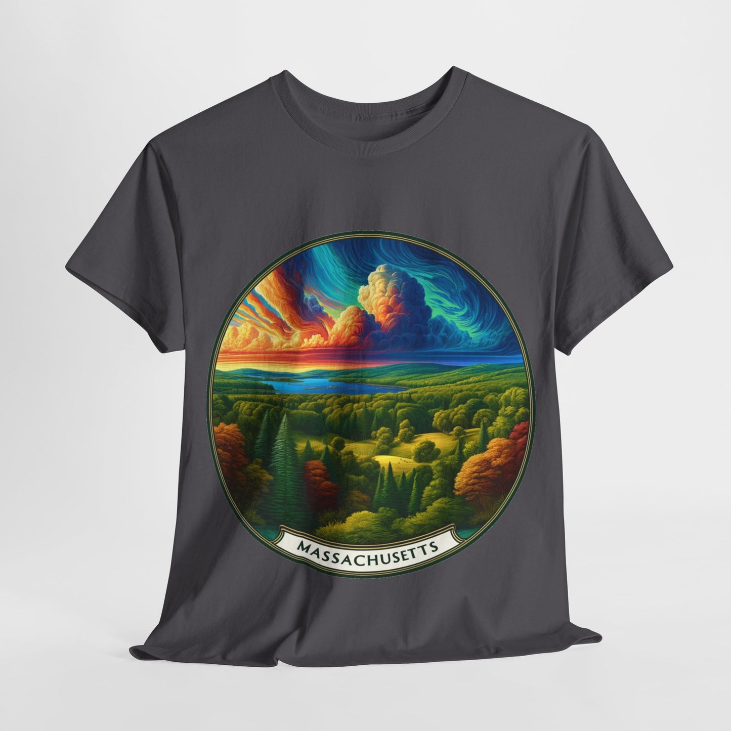 Massachusetts's welcoming rolling hills landscape t-shirt