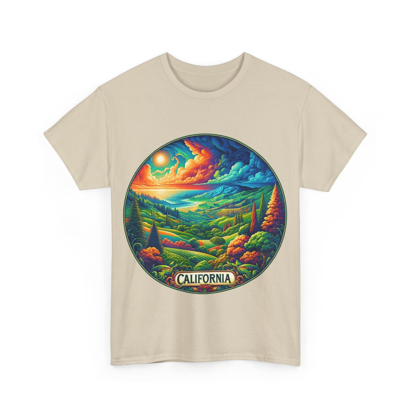 Sunny California's  warm landscape t-shirt