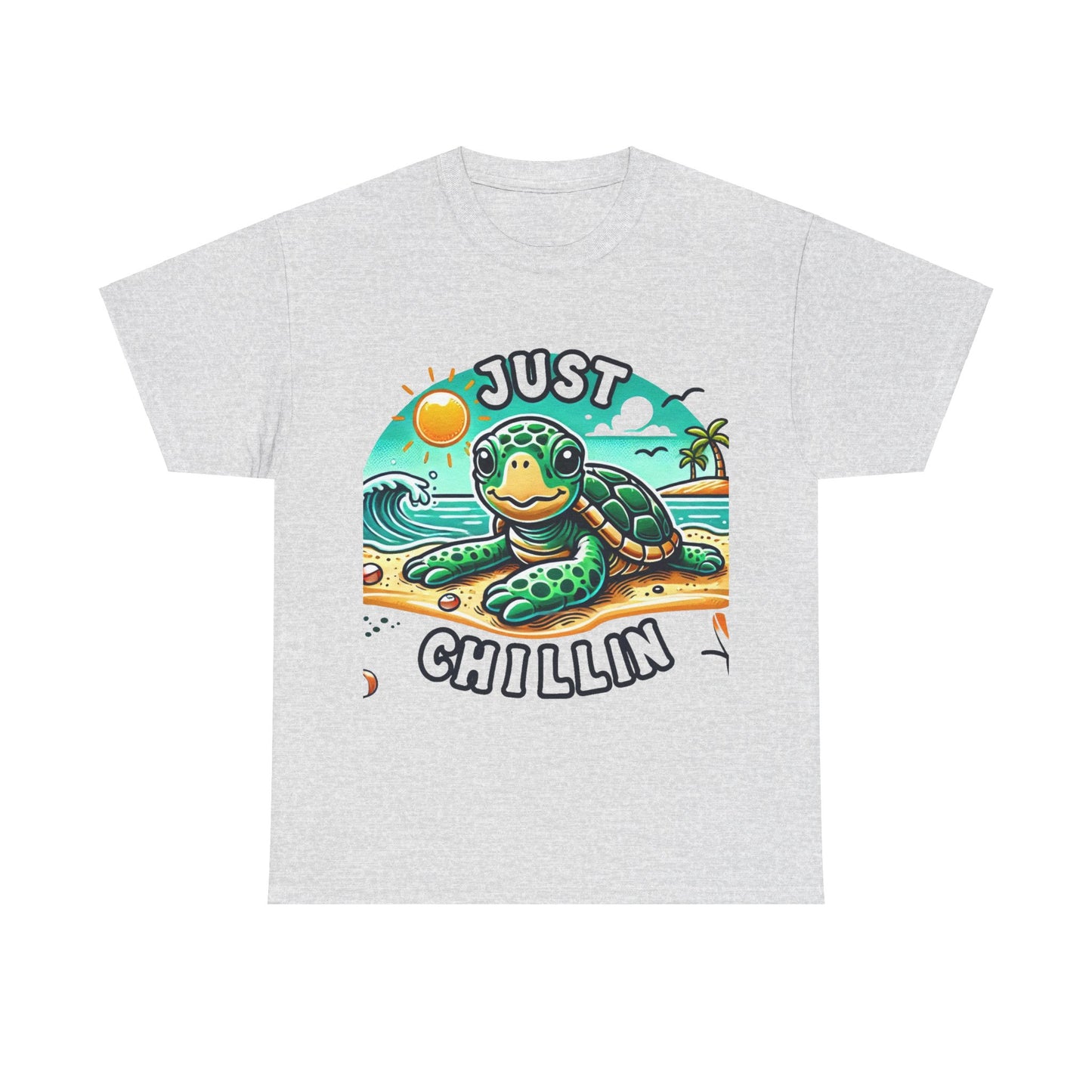 Just chillin' turtle at the beach t-shirt