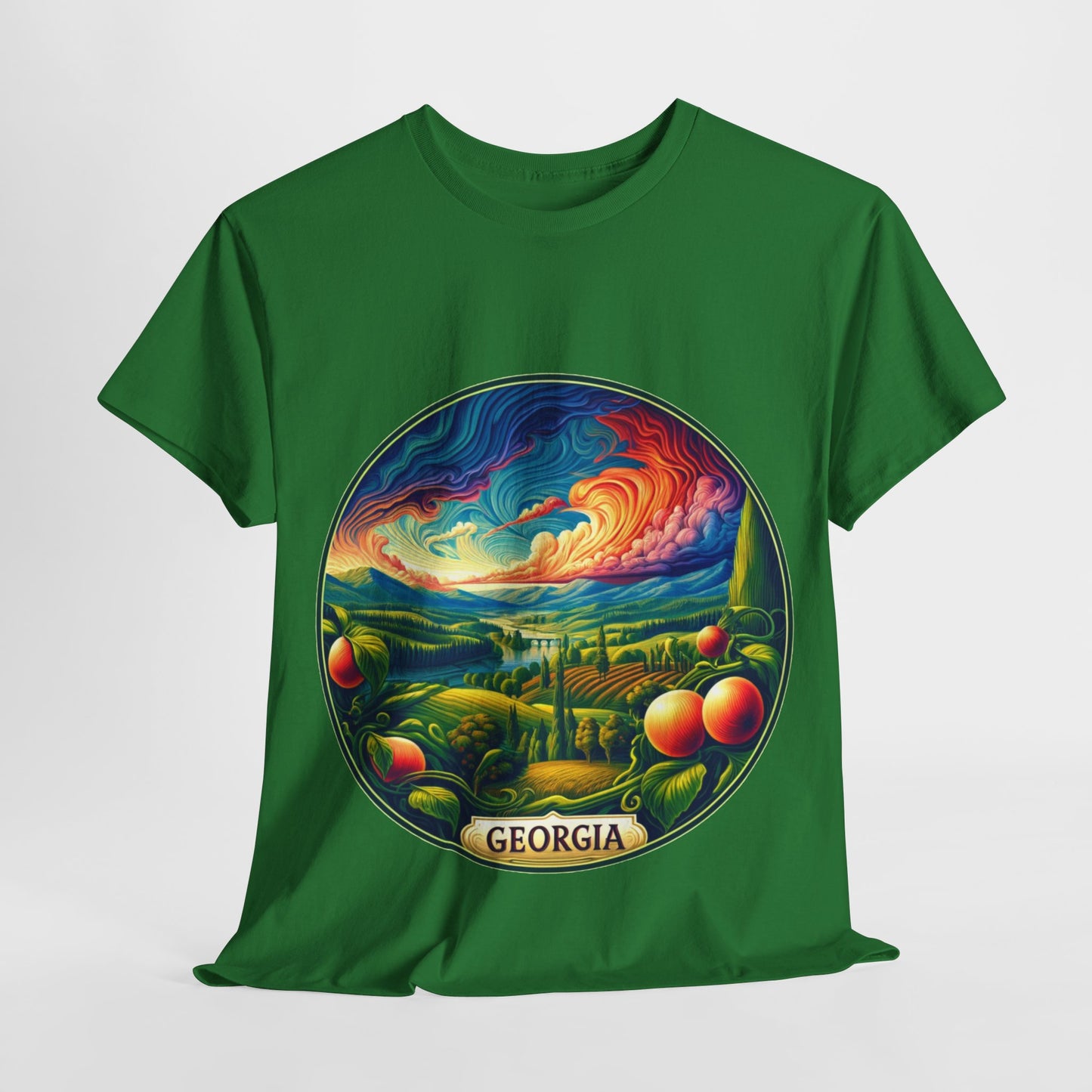 Georgia's scenic countryside landscape t-shirt