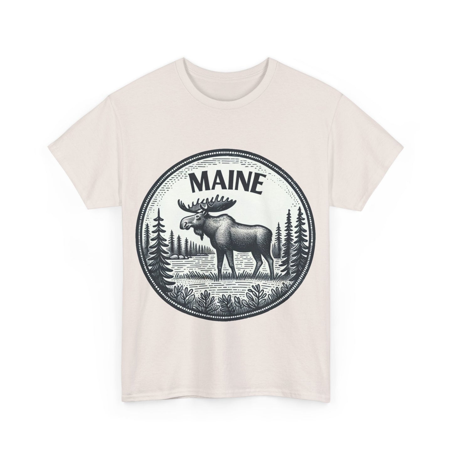 Maine moose t-shirt