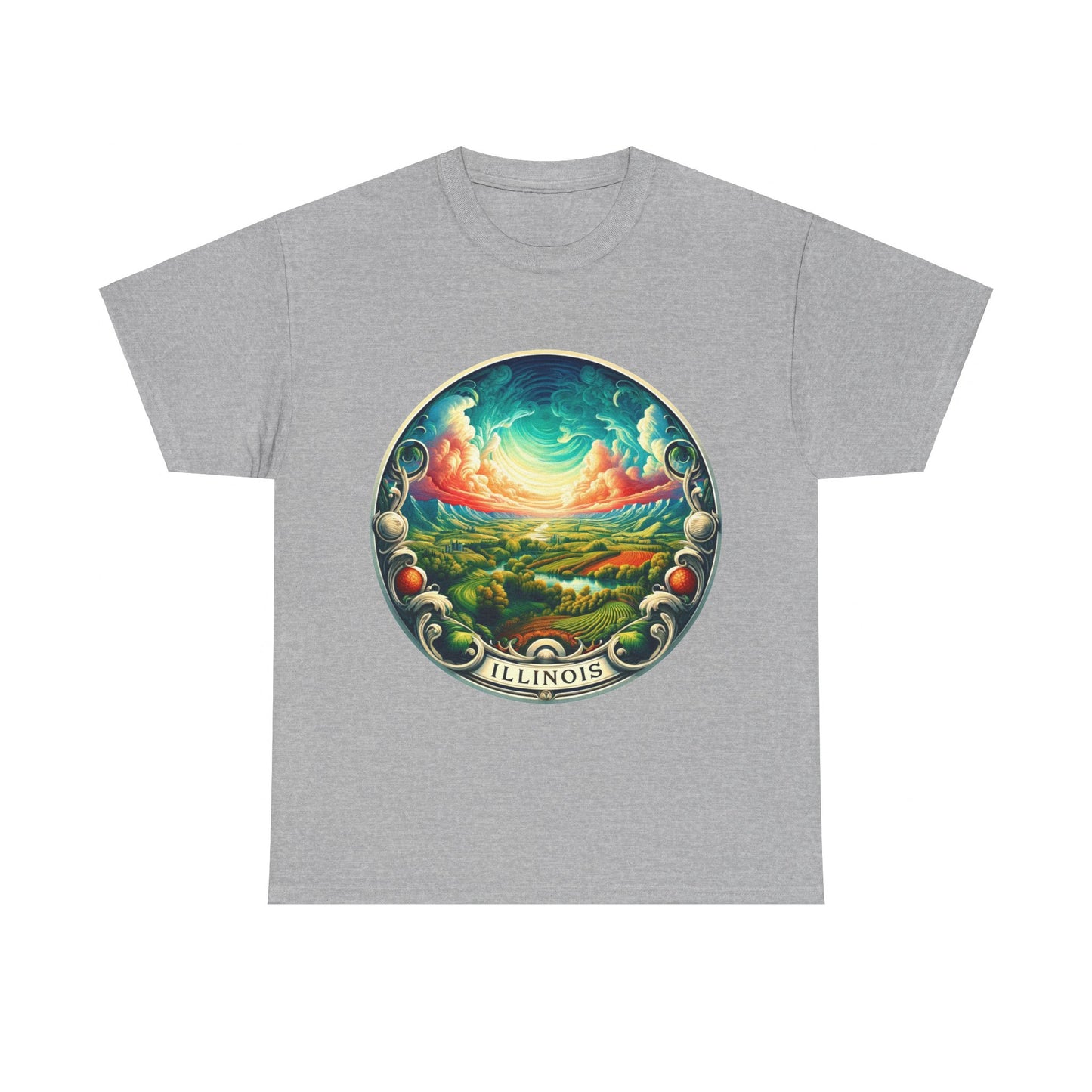 Seasonal Illinois's lush farmland landscape t-shirt