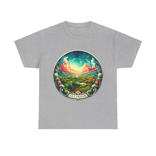 Seasonal Illinois's lush farmland landscape t-shirt