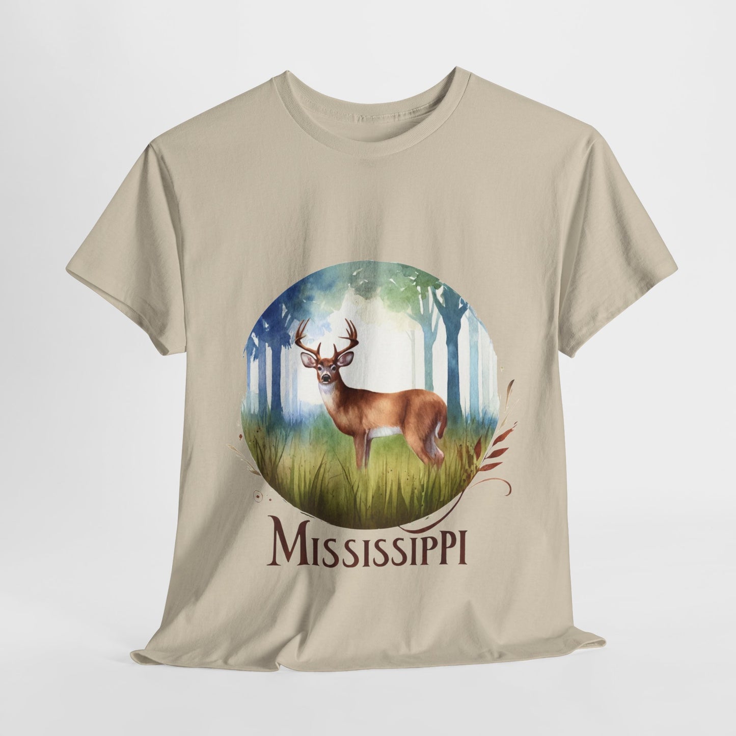 Mississippi white-tailed deer t-shirt