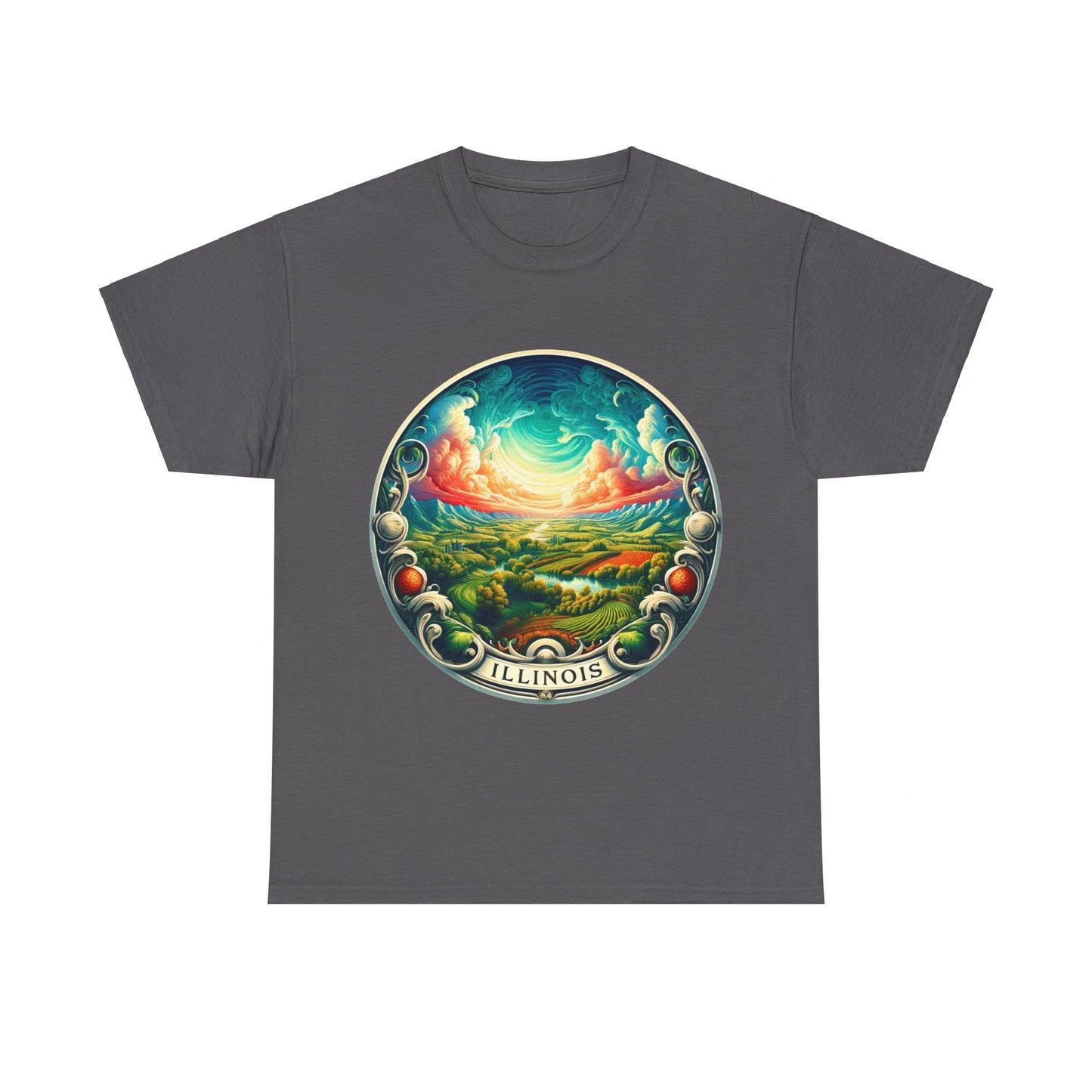 Seasonal Illinois's lush farmland landscape t-shirt