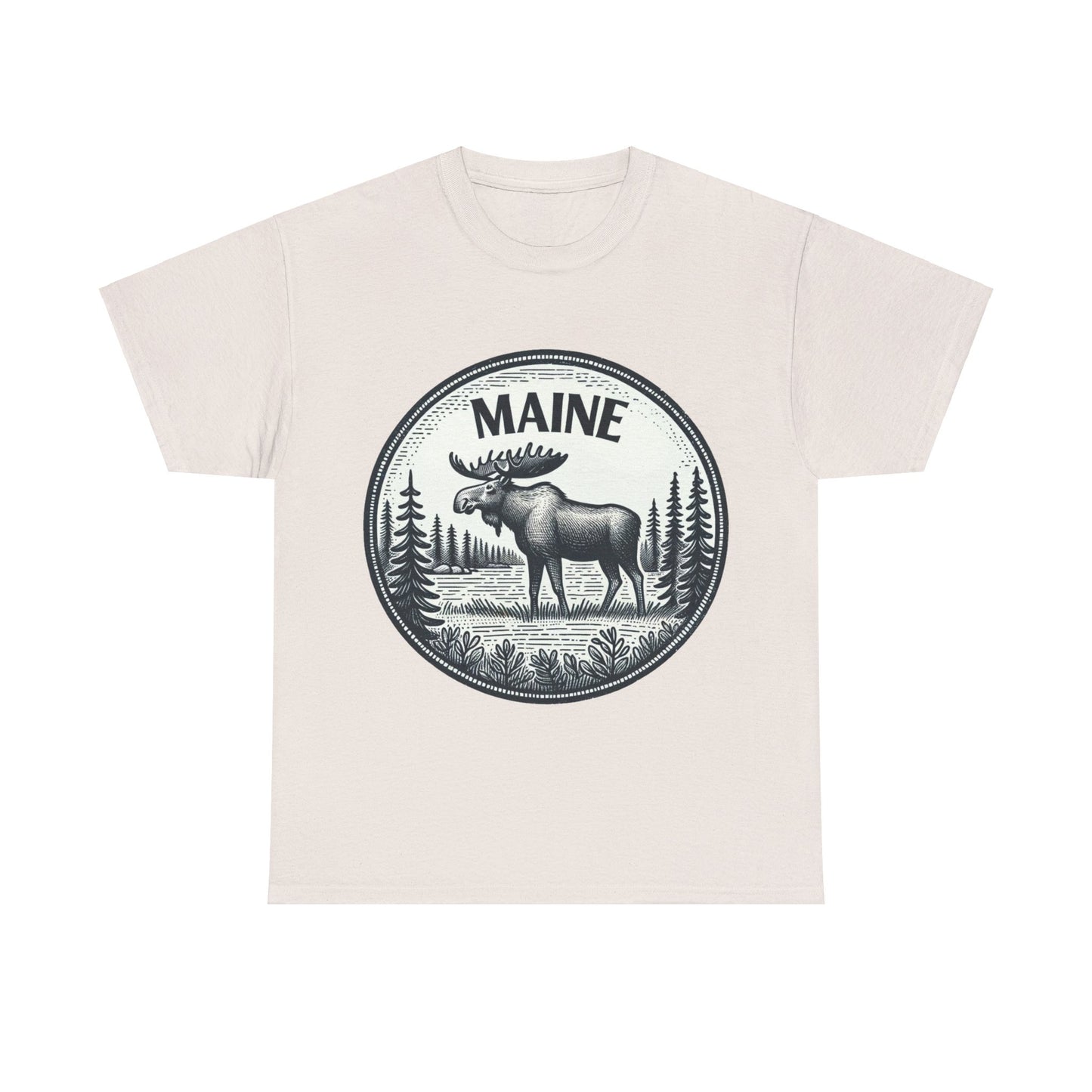 Maine moose t-shirt