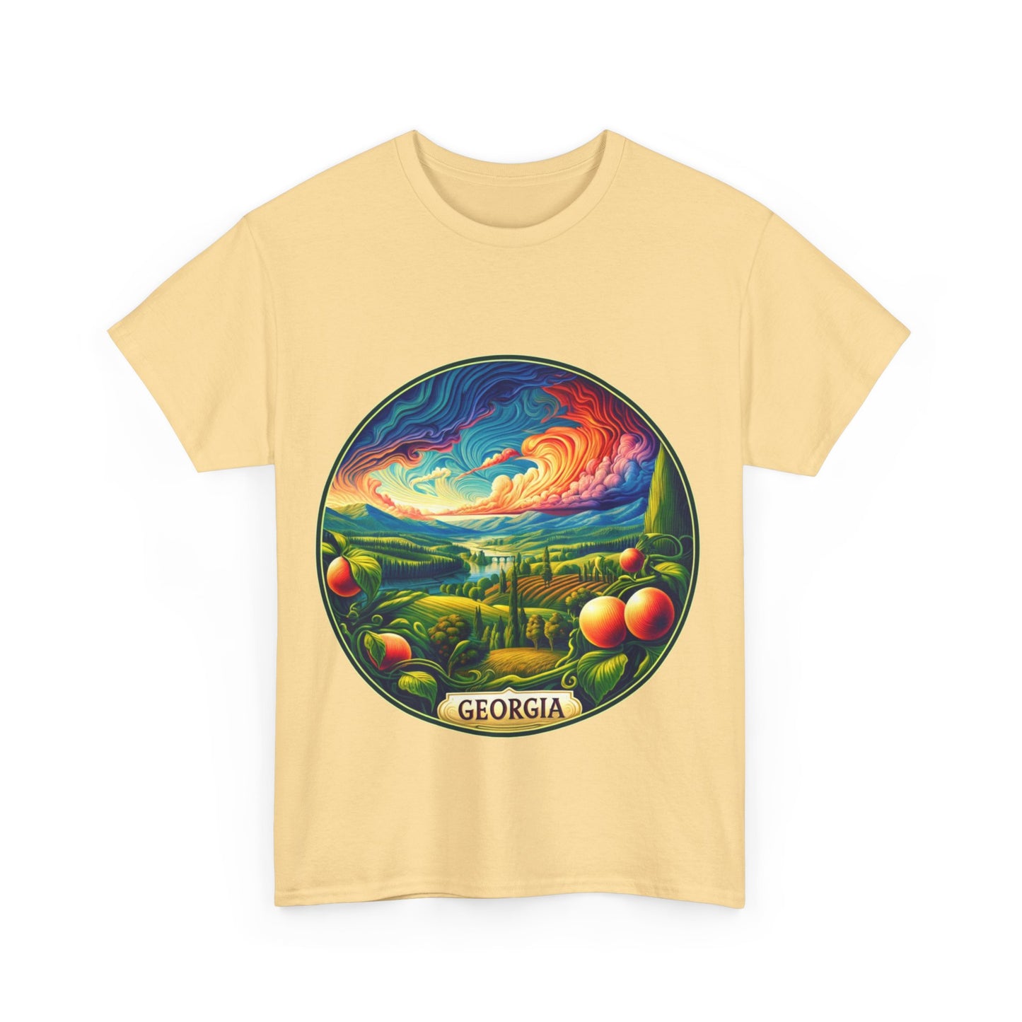 Georgia's scenic countryside landscape t-shirt