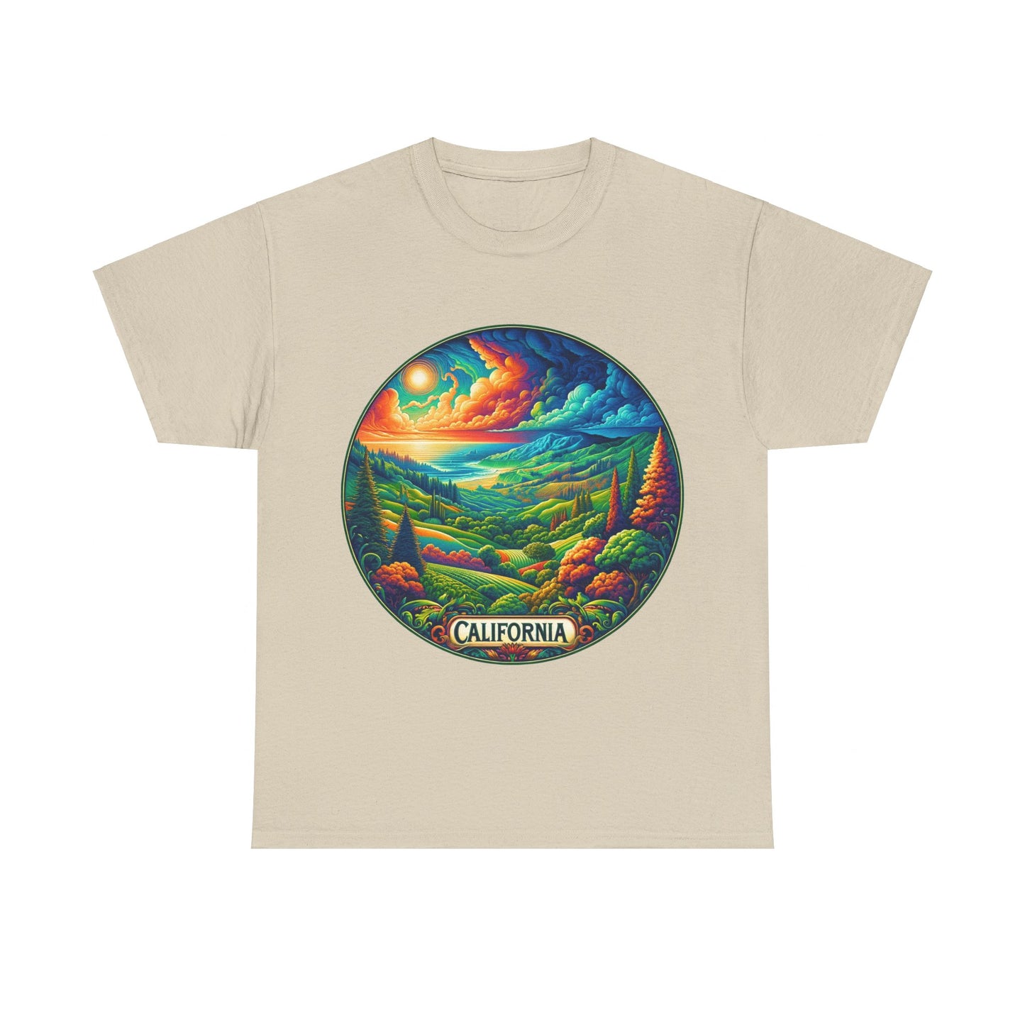 Sunny California's  warm landscape t-shirt