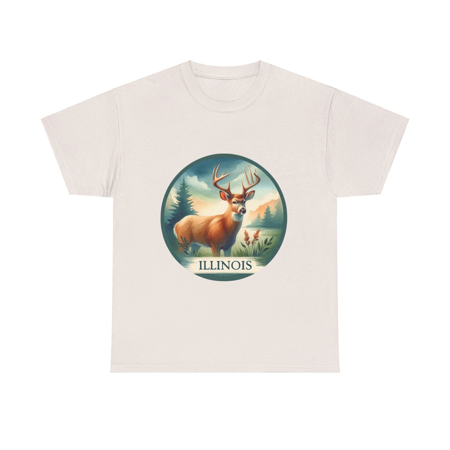 Illinois white-tailed deer t-shirt