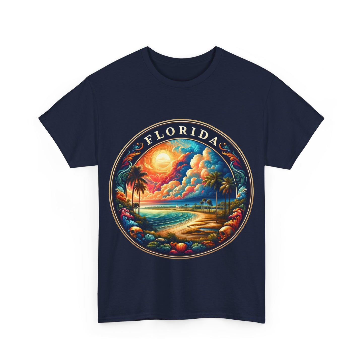Tropical Florida's sunny landscape t-shirt