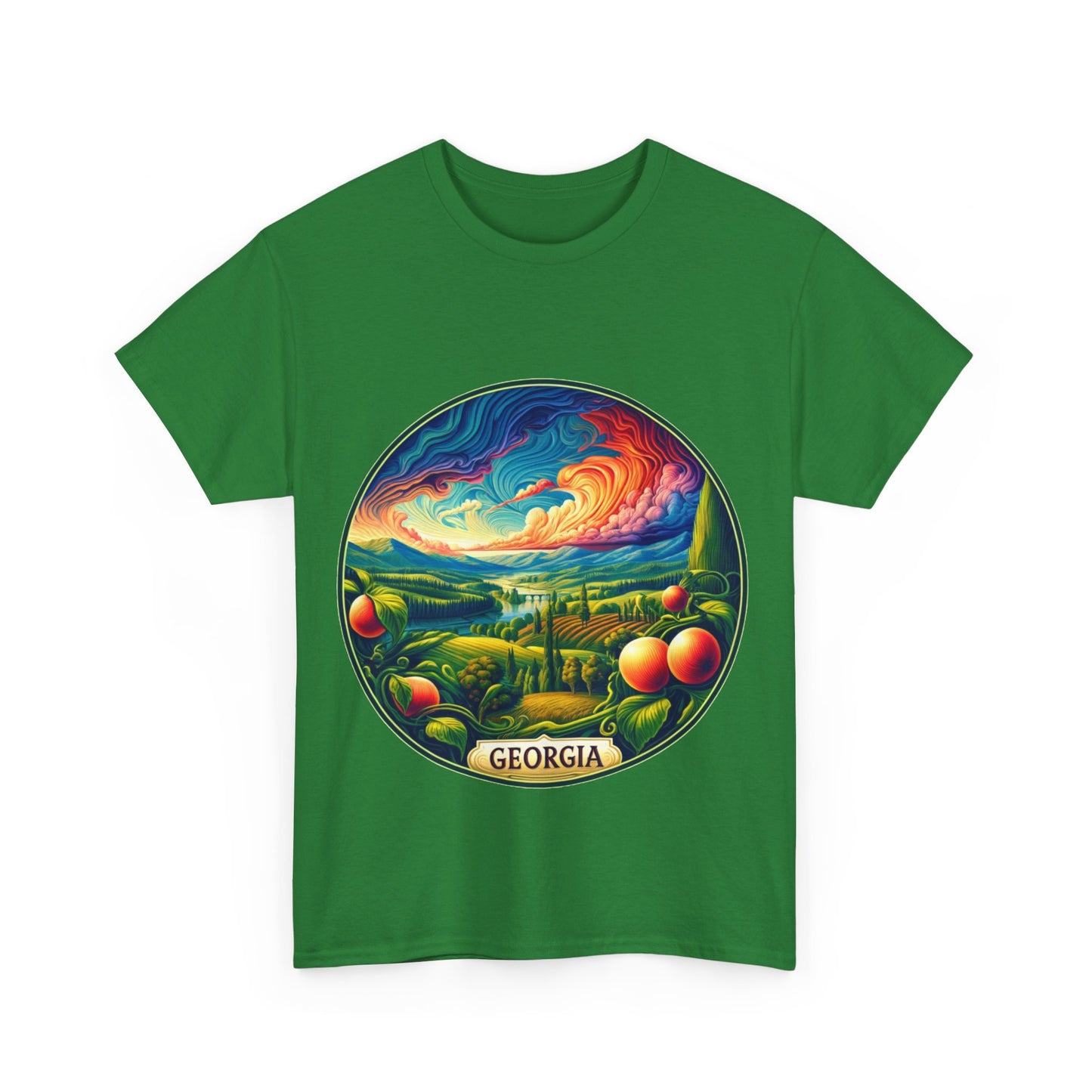 Georgia's scenic countryside landscape t-shirt