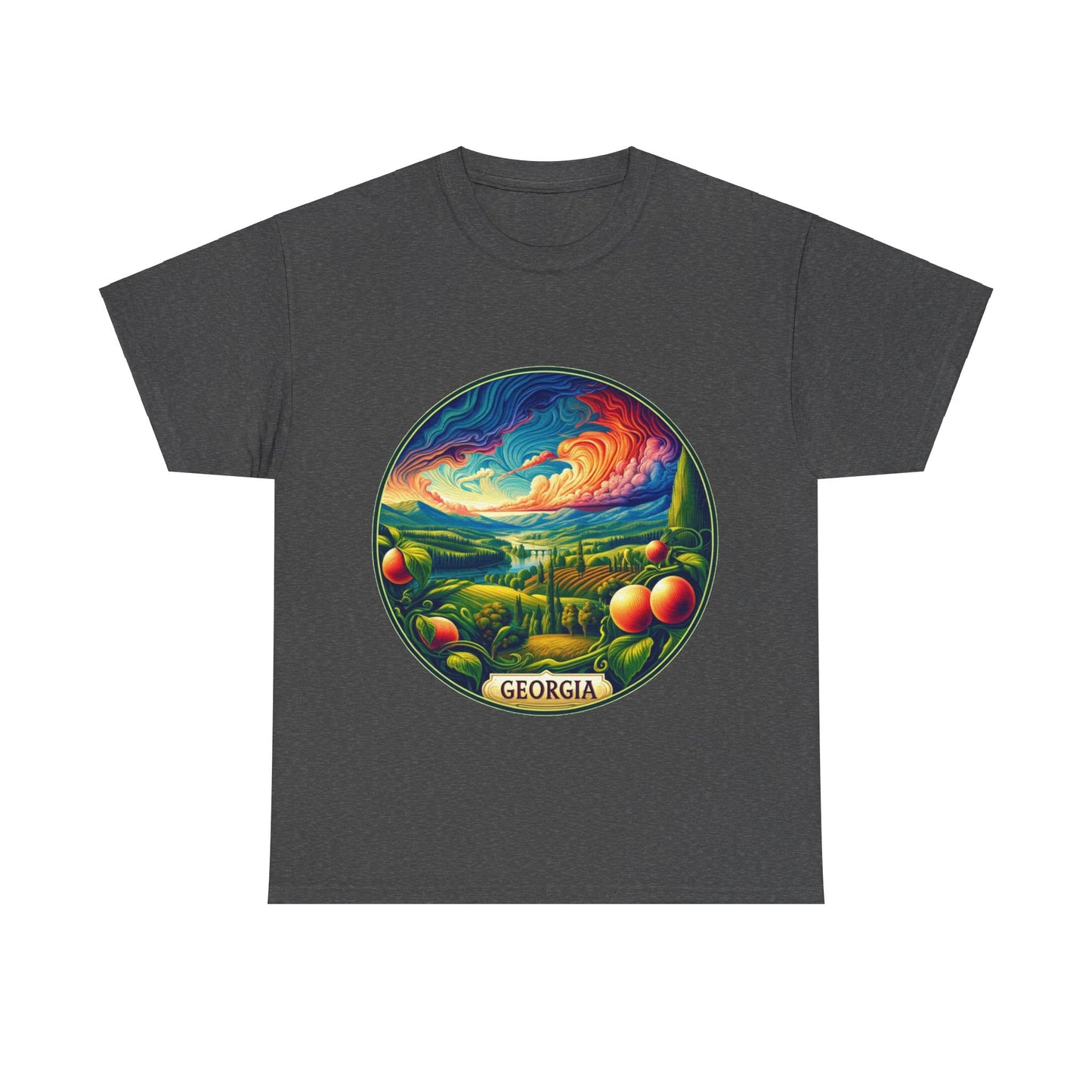 Georgia's scenic countryside landscape t-shirt