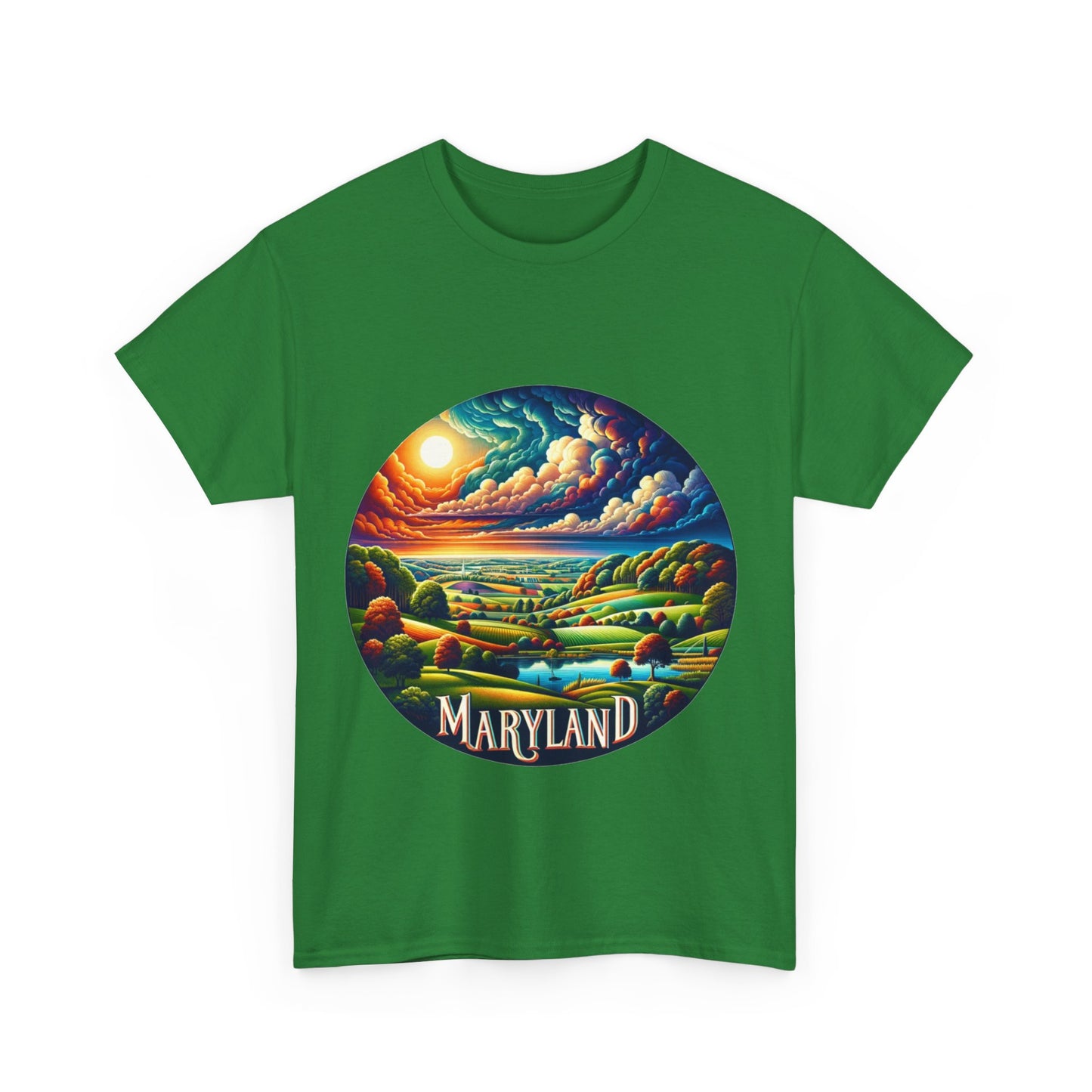Maryland's relaxing scenic waterways landscape t-shirt