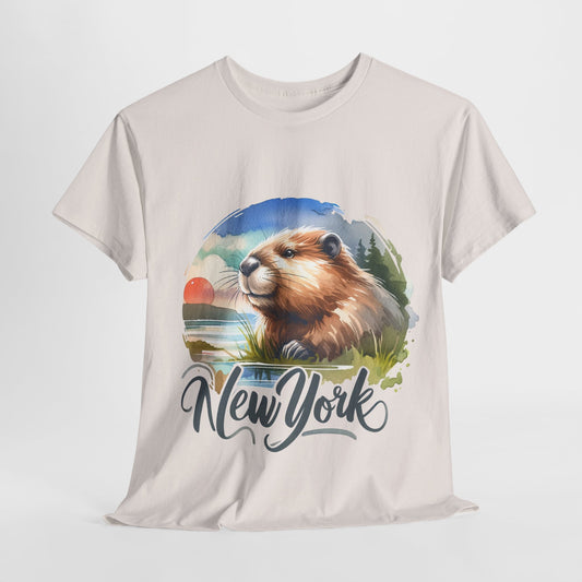 New York beaver t-shirt