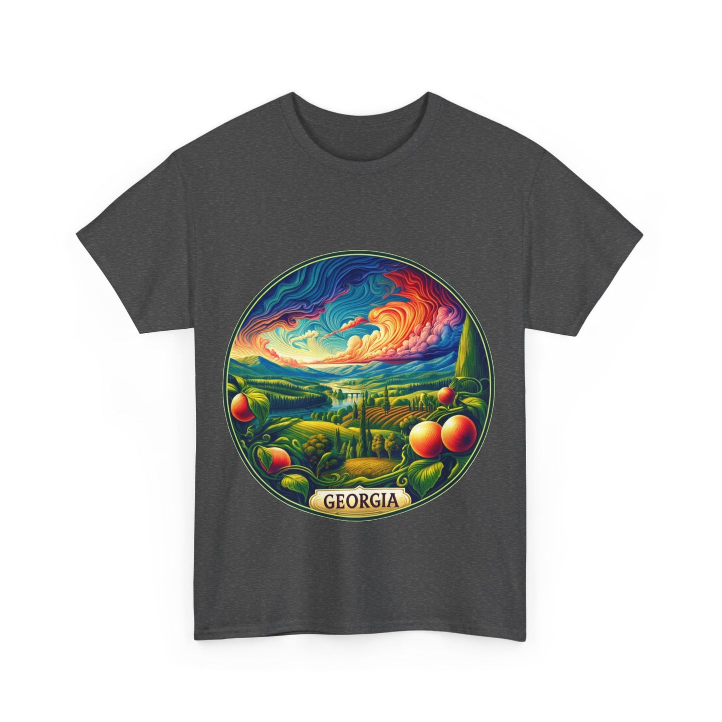 Georgia's scenic countryside landscape t-shirt
