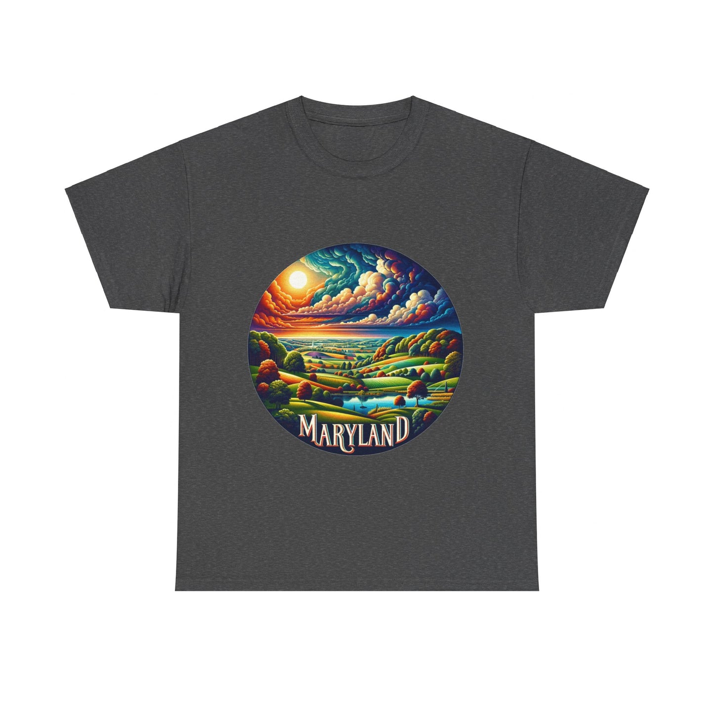 Maryland's relaxing scenic waterways landscape t-shirt