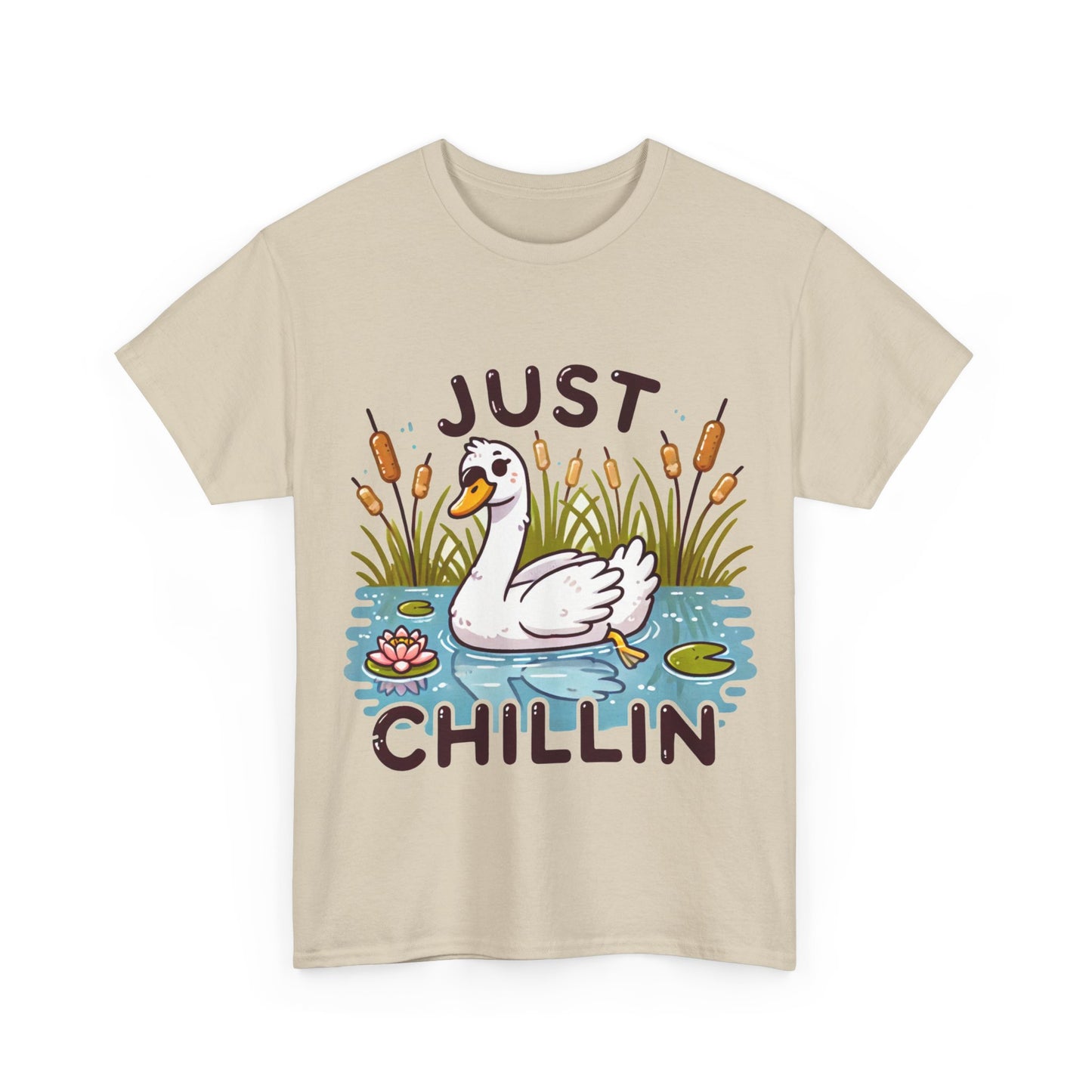 Just chillin' swan at the pond t-shirt