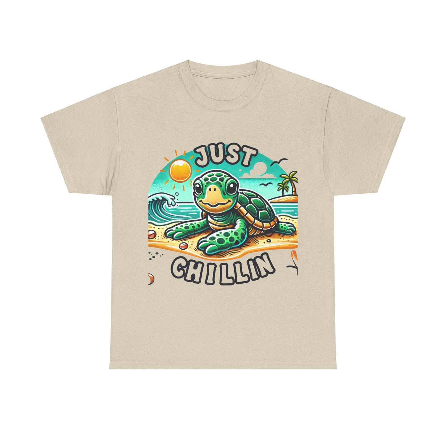 Just chillin' turtle at the beach t-shirt