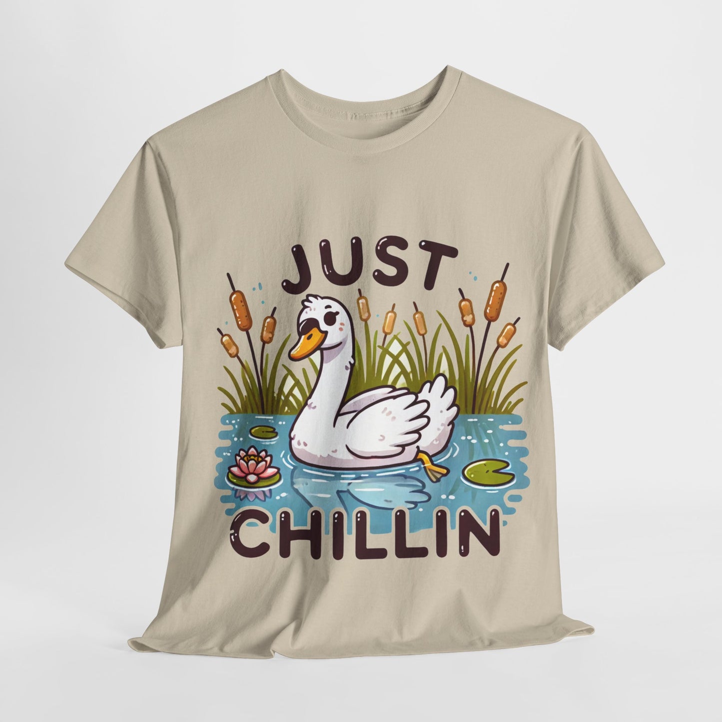 Just chillin' swan at the pond t-shirt