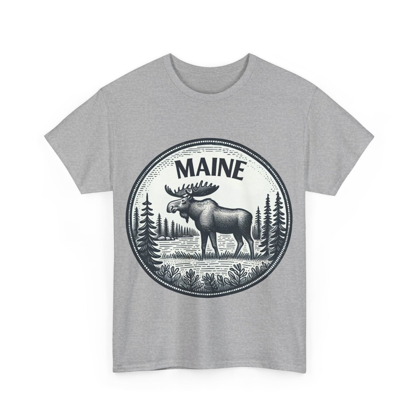 Maine moose t-shirt