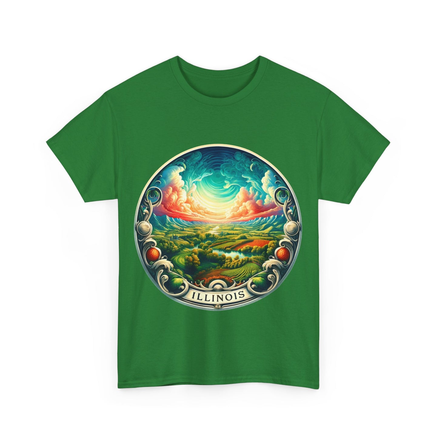 Seasonal Illinois's lush farmland landscape t-shirt