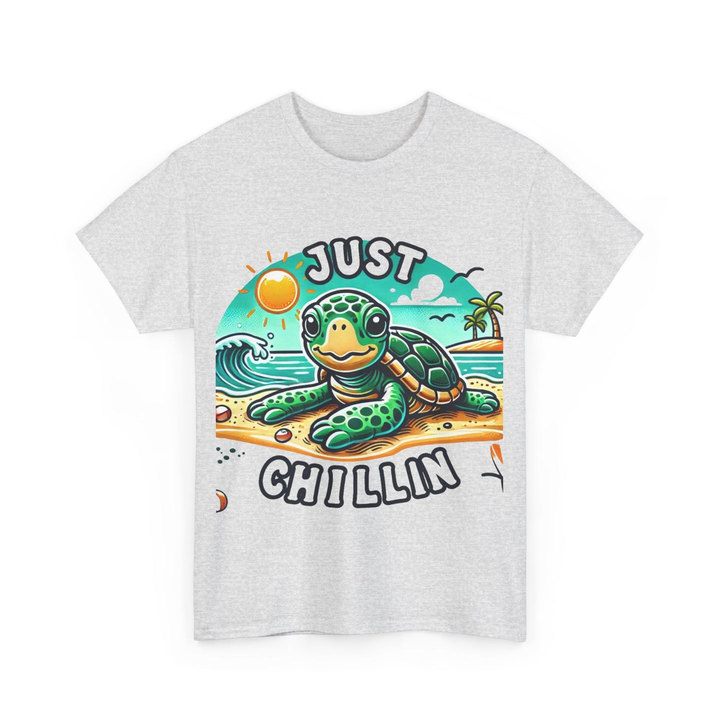 Just chillin' turtle at the beach t-shirt