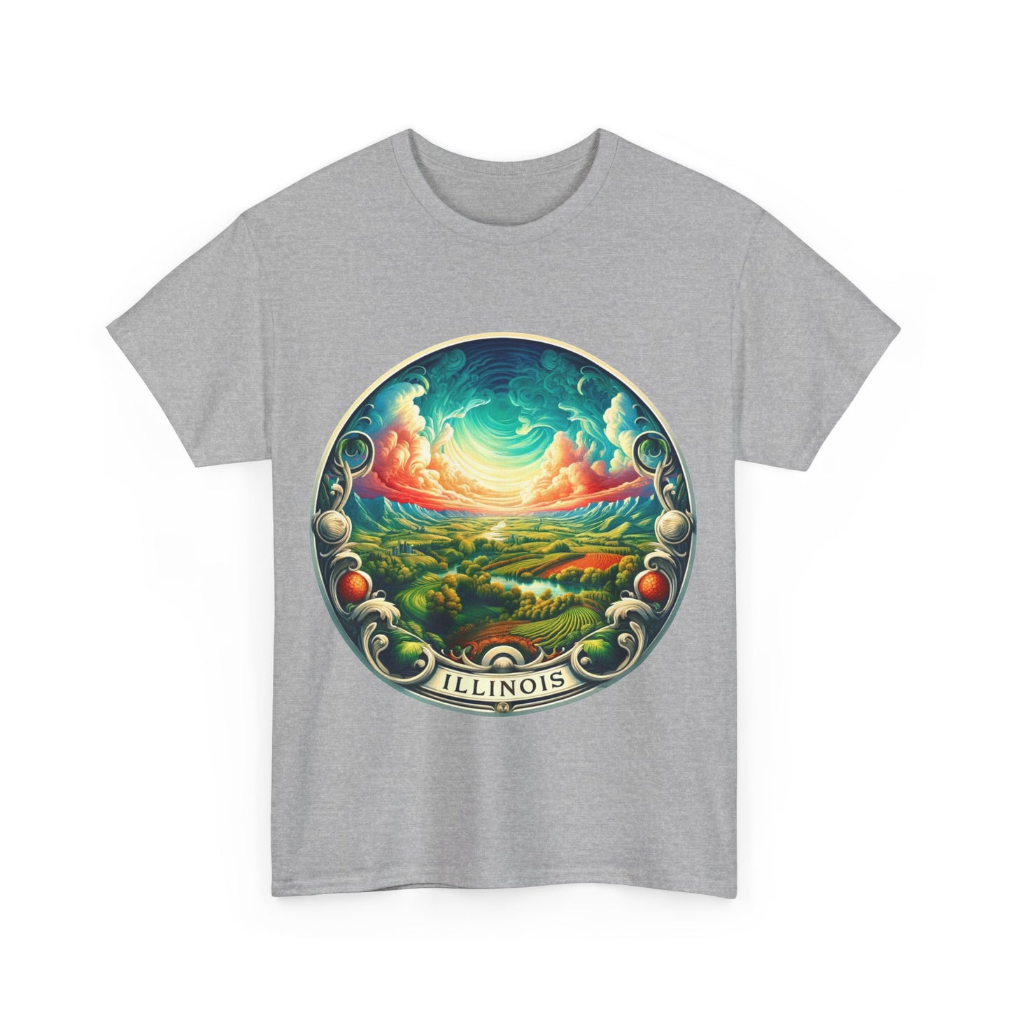 Seasonal Illinois's lush farmland landscape t-shirt