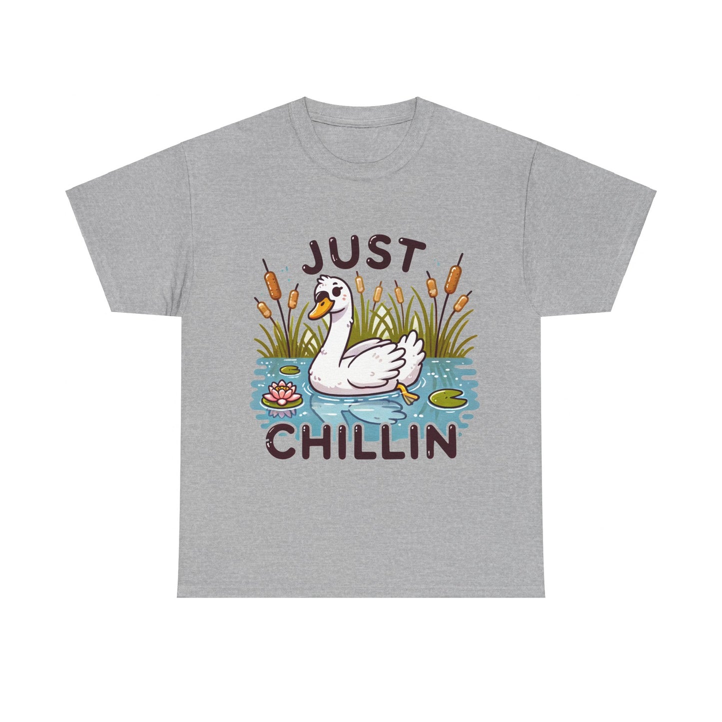 Just chillin' swan at the pond t-shirt