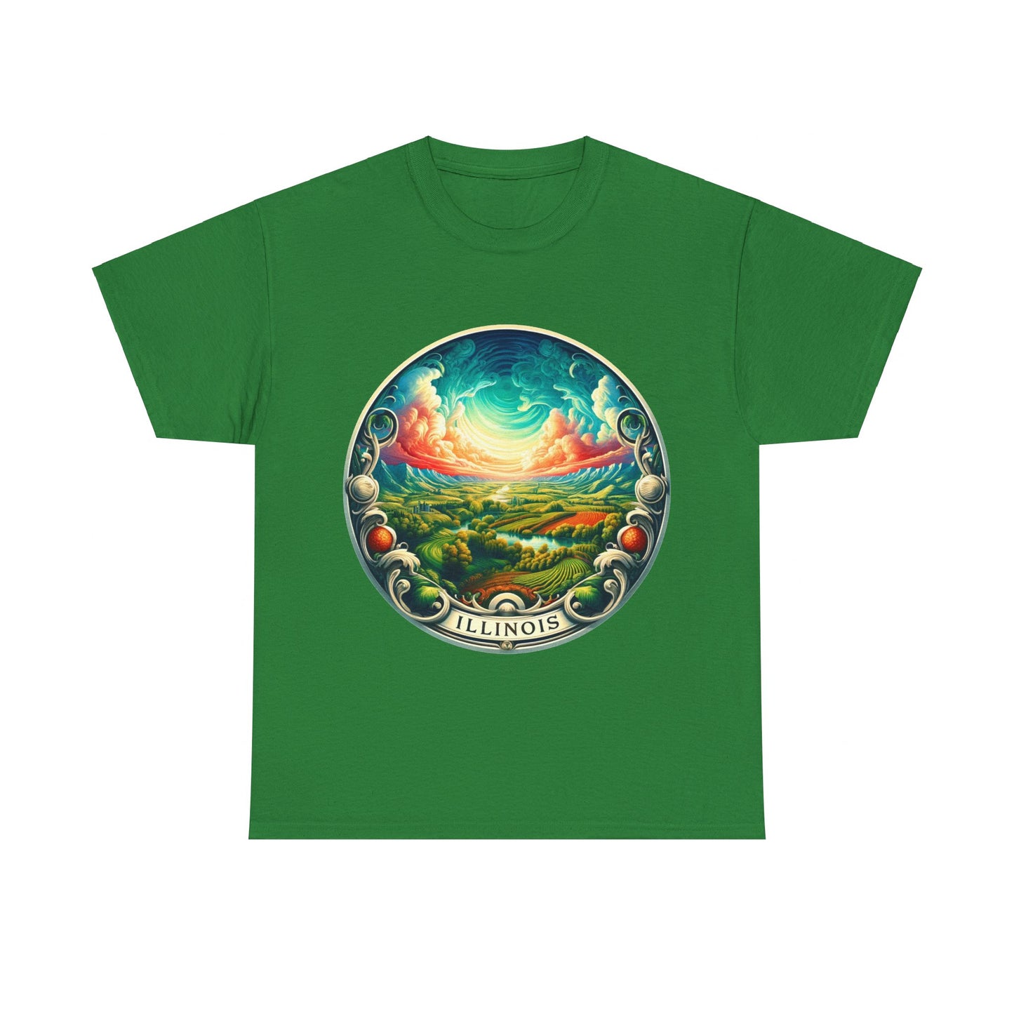 Seasonal Illinois's lush farmland landscape t-shirt