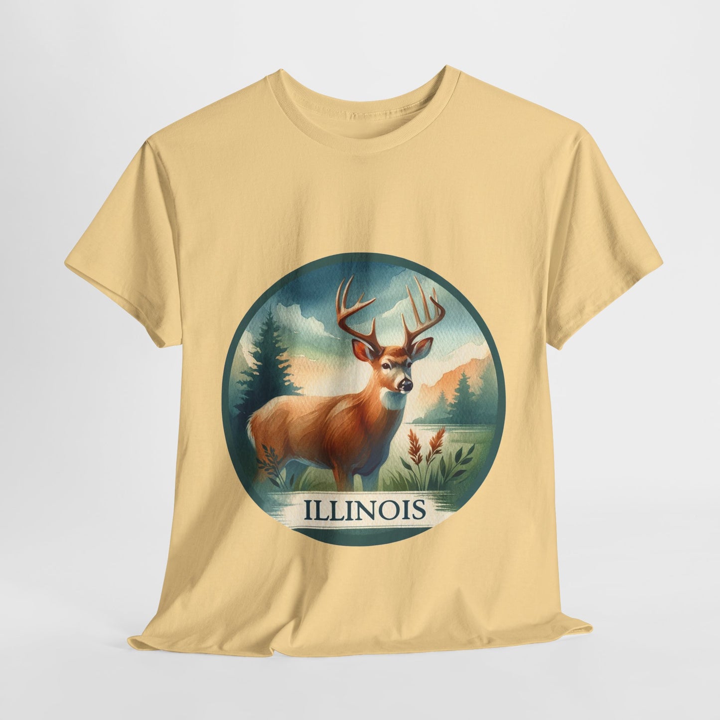Illinois white-tailed deer t-shirt