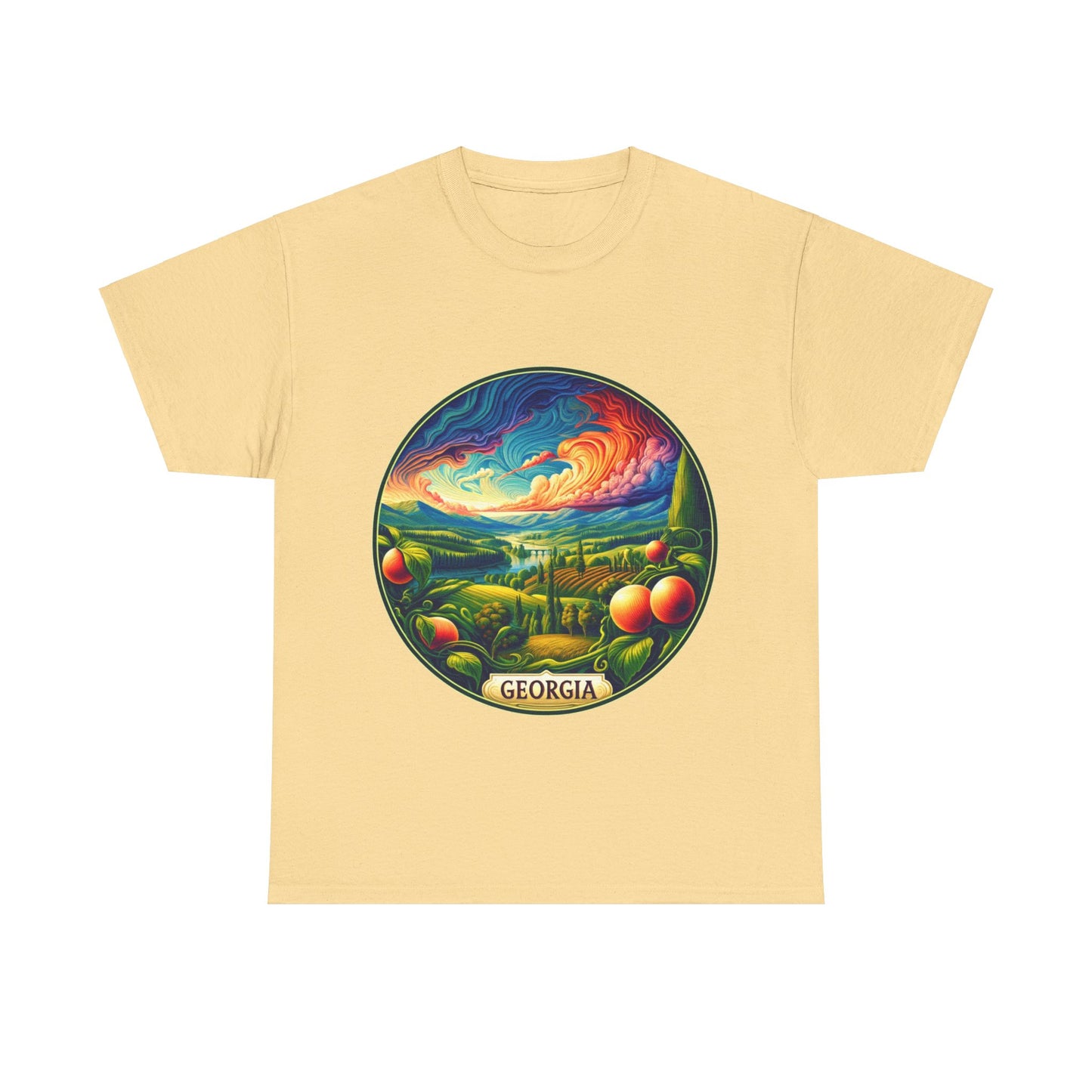 Georgia's scenic countryside landscape t-shirt