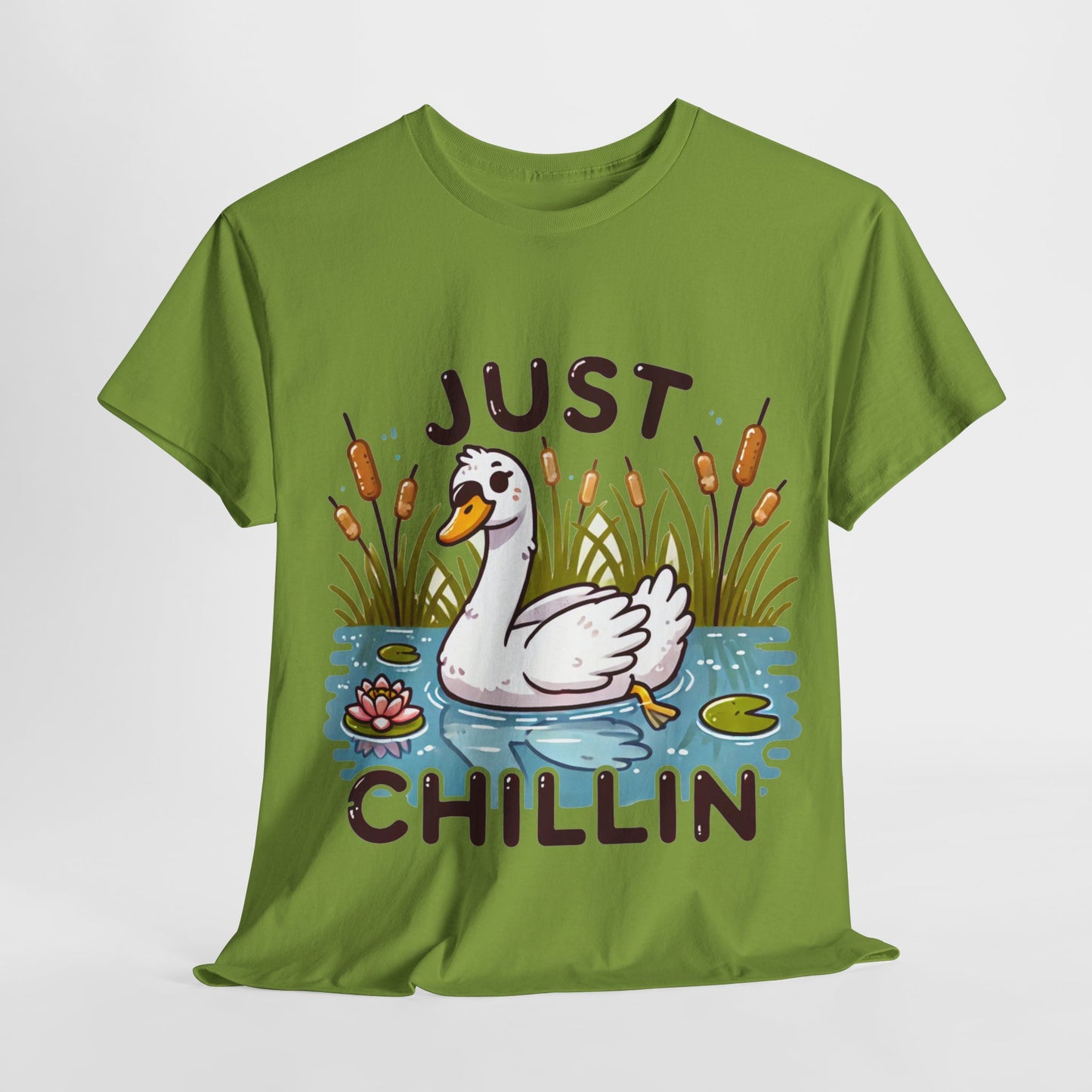 Just chillin' swan at the pond t-shirt