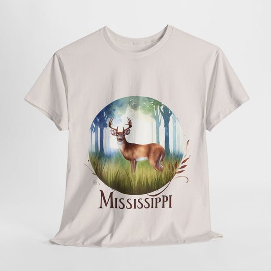 Mississippi white-tailed deer t-shirt